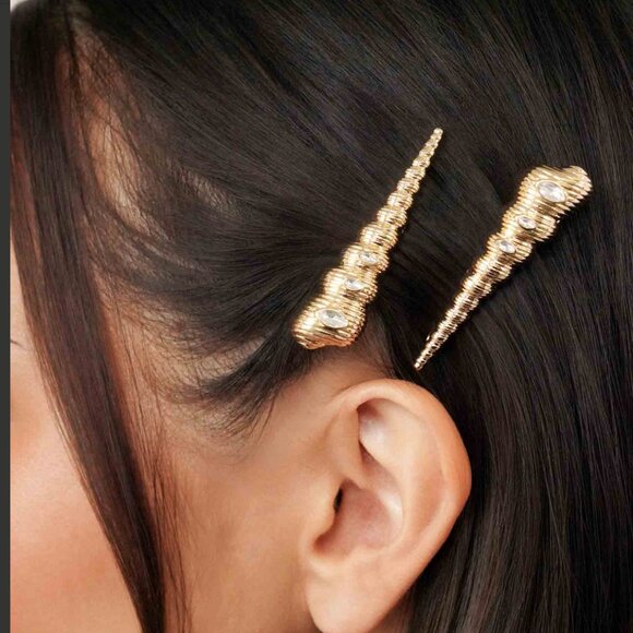 ettika Accessories - Ettika - Capri Shell Barrette Set